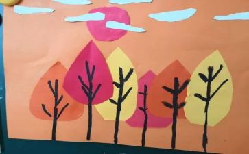 撕贴画树教案最新6篇