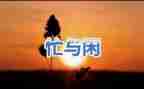 《忙》老舍读后感5篇